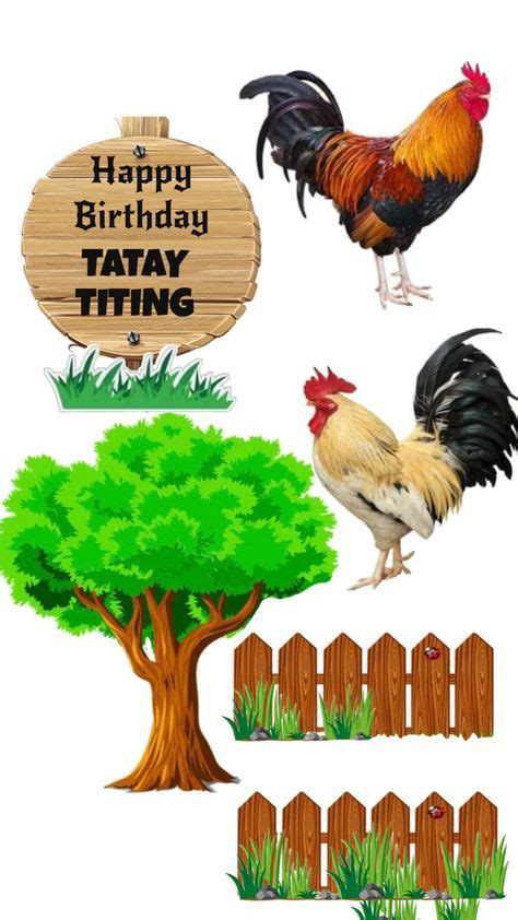 Adorable Sabong Cake Topper: Free Printable .